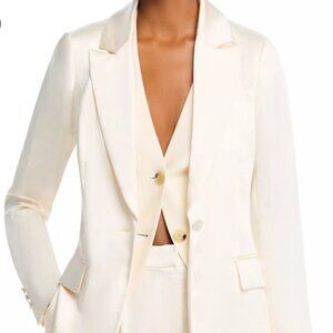 NWT Aqua (Bloomingdales Exclusive) Satin Blazer, Size L